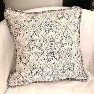 Block Printed 18” Pillow Cover